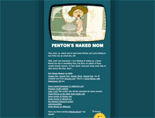 Tablet Screenshot of fentonsnakedmom.com
